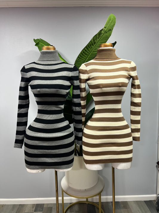 Vestido rayado